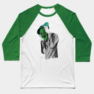 Green Witch - colour splash Baseball T-Shirt